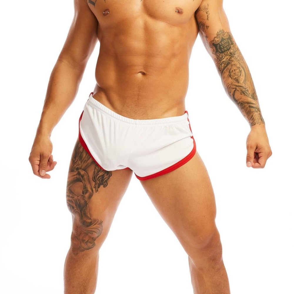 N2N Bodywear - NWT - UC20 USA Splitby n2nbodywear.com - L / WHITE- White/Red.